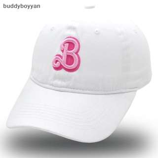 Bbth หมวกเบสบอล ปักลายตัวอักษร สีชมพู ปรับได้ แฟชั่นสําหรับผู้หญิง