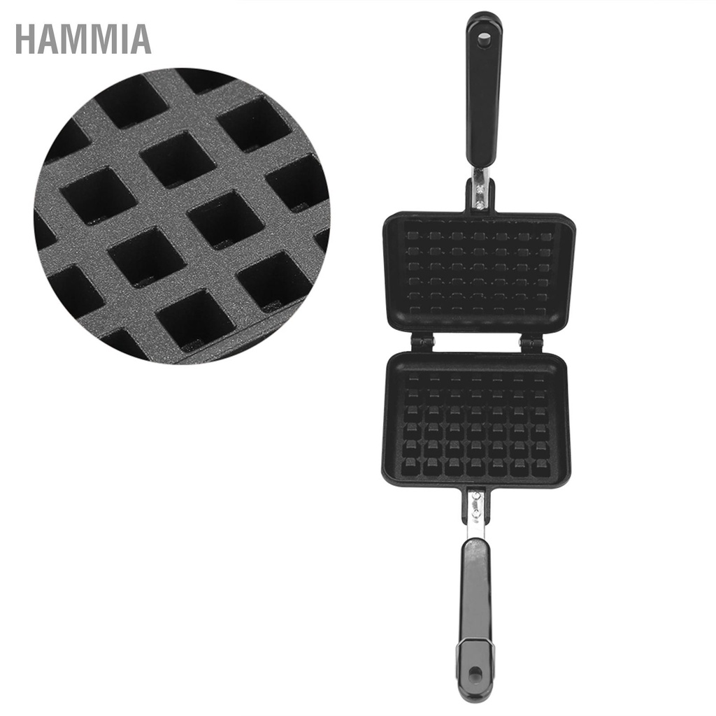 hammia-เครื่องใช้ในครัวเรือนแก๊สไม่ติดเครื่องทำวาฟเฟิลกระทะแม่พิมพ์แม่พิมพ์กดแผ่นทำอาหารเบเกอรี่เครื่องมือ