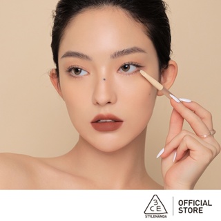 3CE SLIM FLAT BRUSH ทรีซีอี สลิม แฟรต บรัช แปรงกรีดอายไลน์เนอร์ แปรงเขียนคิ้ว อุปกรณ์แต่งหน้า