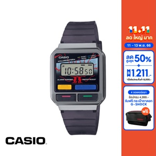 CASIO นาฬิกาข้อมือ CASIO รุ่น A120WEST-1ADR วัสดุเรซิ่น สีดำ