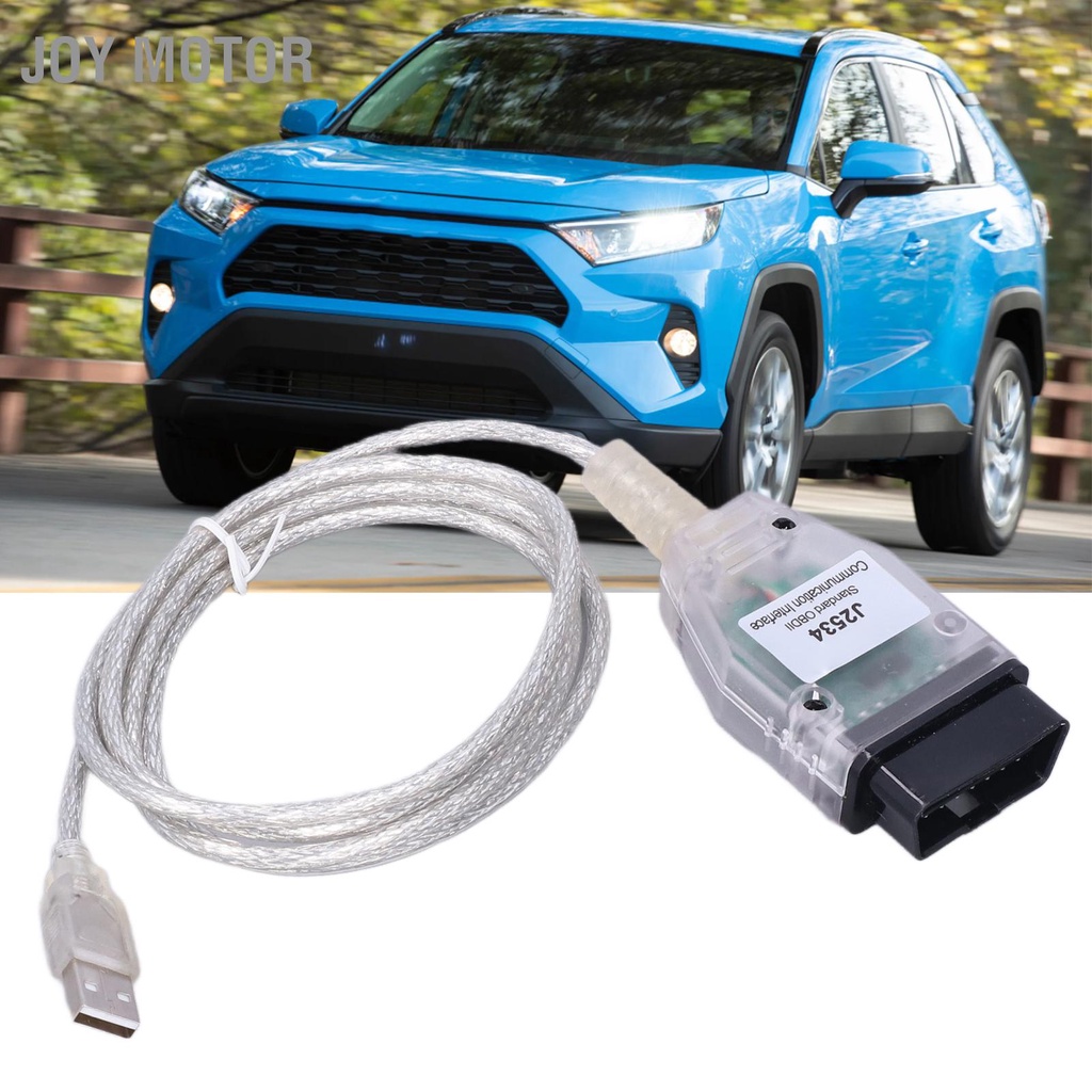 JOY Motor สาย MINI VCI OBD2 สายวินิจฉัยสำหรับ J2534 KLine ISO 9141 KWP
