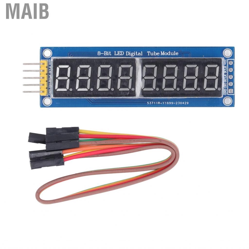 Maib 8 Digit Display Board Segment Tube LED 74HC595 Drive Common Anode ...