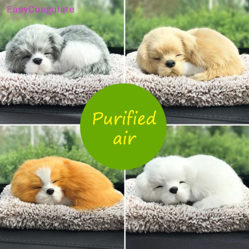 ของเล่นตุ๊กตาสุนัข-แมวจําลองน่ารัก-สําหรับตกแต่งภายในรถยนต์