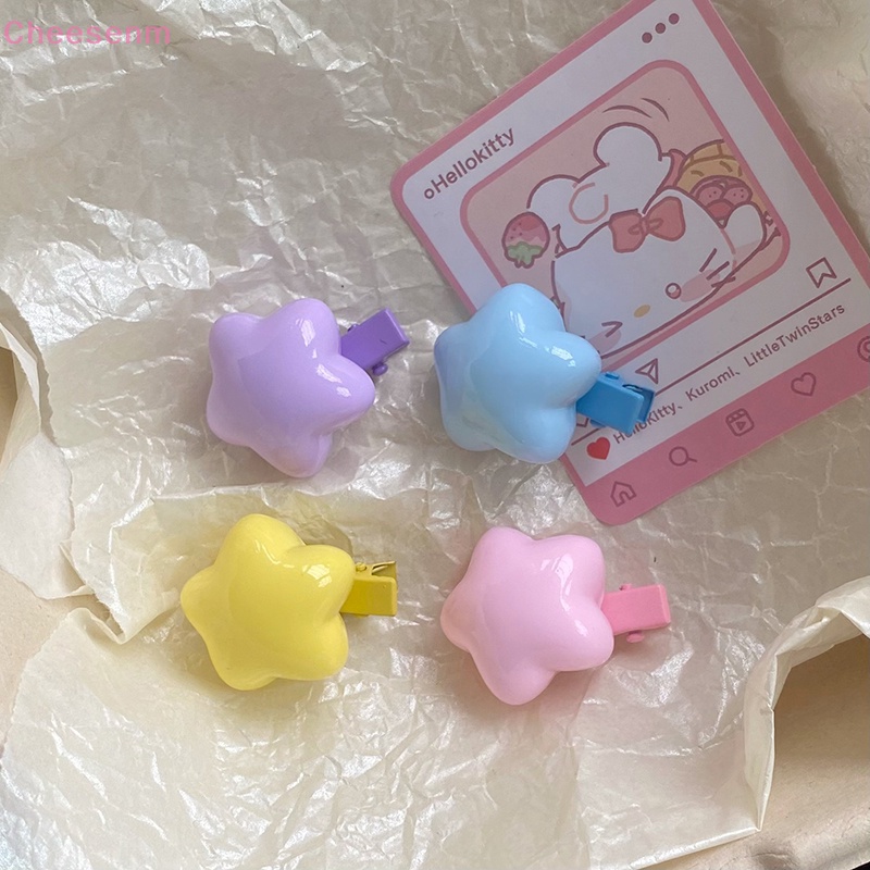 กิ๊บติดผม-รูปดาวห้าแฉกน่ารัก-สีแคนดี้-สําหรับผู้หญิง