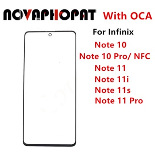 อะไหล่หน้าจอสัมผัส LCD และ OCA สําหรับ Infinix Note 11 10 Pro NFC 11i 11S X697 X695