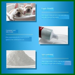 ยาสีฟัน รักษาความปลอดภัย บรรเทาคราบฟัน สําหรับสัตว์เลี้ยง สุนัข