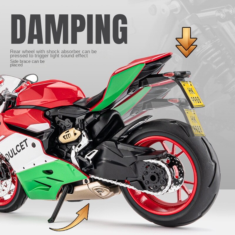 โมเดลรถจักรยานยนต์-1-12-ducati-1199-ของเล่นสําหรับเด็ก