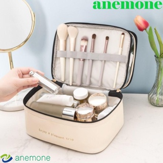 Anemone กระเป๋าเครื่องสําอาง กระเป๋าใส มีซิป จุของได้เยอะ เรียบง่าย สําหรับห้องน้ํา