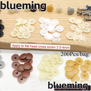 Blueming2 ฝาครอบป้องกัน สกรูไขว้ สําหรับตกแต่งภายนอก 200 ชิ้น ต่อถุง