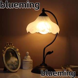 Blueming2 โคมไฟตั้งโต๊ะ พร้อมกระจก สีดํา สําหรับห้องนั่งเล่น