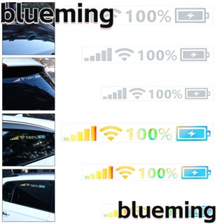 Blueming2 สติกเกอร์ ป้ายสัญลักษณ์ ติดกระจกรถยนต์