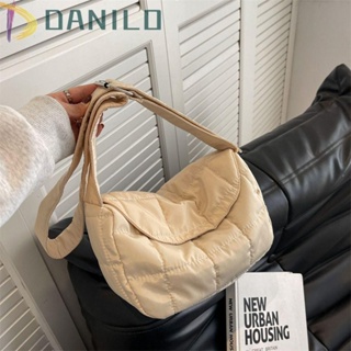 Danilo กระเป๋าสะพายไหล่ กระเป๋าถือลําลอง ลายตารางน่ารัก อเนกประสงค์ สําหรับสตรี นักเรียน