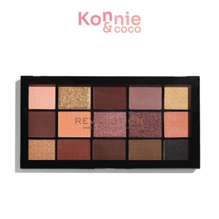 Makeup Revolution Re-loaded Eyeshadow Palette 16.5g เมคอัพ รีโวลูชั่น พาเลทอายแชโดว์ 15 เฉดสี.