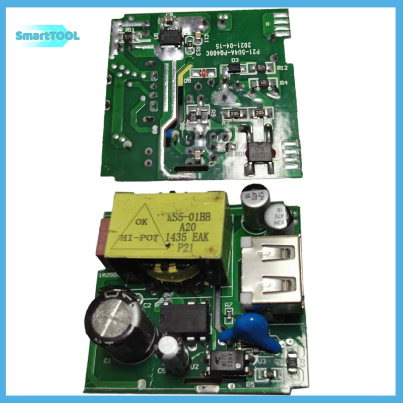 Utzn> ใหม่ บอร์ดโมดูลอะแดปเตอร์ชาร์จ USB 5V 3.4A สําหรับโทรศัพท์มือถือ ...