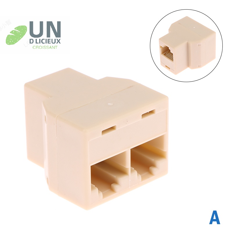 Good RJ45 อะแดปเตอร์เชื่อมต่อสายเคเบิลเครือข่ายอีเธอร์เน็ต LAN 1 เป็น 2 ...