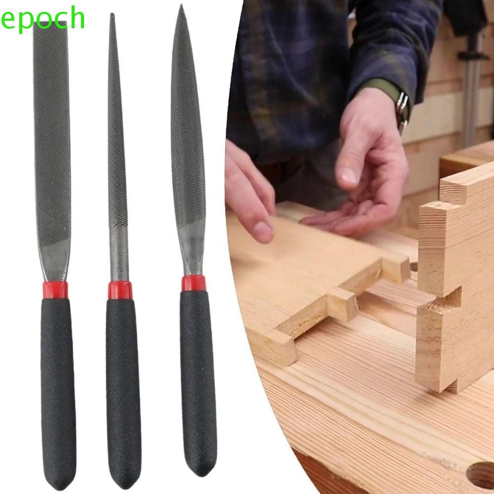 Epoch เข็มแฟ้มแบน, เครื่องมือช่างไม้ งานไม้ ไฟล์เหล็กขนาดเล็ก, แกะสลัก ...