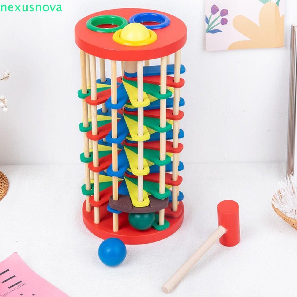 Nexusnova Knock Ball Drop Ladder Game, ไม้พร้อมค้อน Knock Ball บันไดของ ...