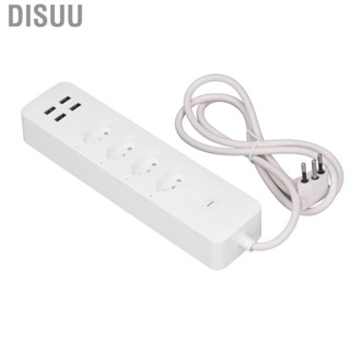 Disuu Smart USB Power Strip  10A 250V Flexible Surge Protector Universal Multi Purpose for Home