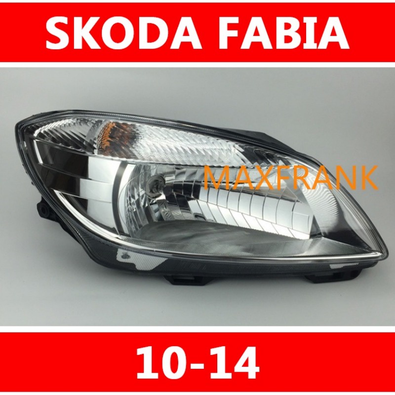 หลอดไฟหน้ารถยนต์ สําหรับ SKODA FABIA 1014HEADLAMP HEADLIGHT LENS HEAD