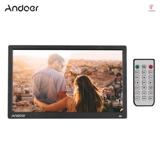 Andoer 17.3 Inch Desktop Digital Photo Frame with Calendar and Clock - Perfect Gift for Family and Friends