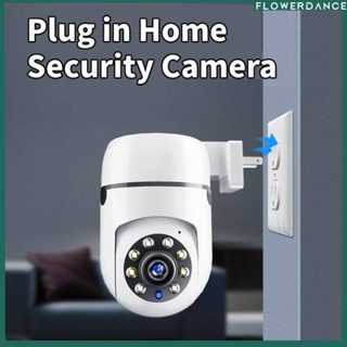 1080p กล้อง Ip Wifi Hd Home Security Cam การเฝ้าระวังกล้องวงจรปิดเครือข่าย Ptz กล้องไร้สายปลั๊กหมุนในร่มกล้องติดตามอัตโนมัติ v380pro ดอกไม้