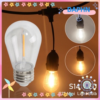 Daphs หลอดไฟคริสตัล E27 S14 LED 2W 1W 2200K สําหรับตกแต่งบ้าน