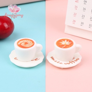 Amongspring&gt; ของเล่นแก้วกาแฟพลาสติก ขนาดเล็ก สําหรับบ้านตุ๊กตา