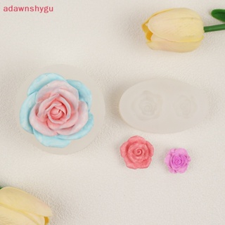 Adagu แม่พิมพ์ซิลิโคน รูปดอกคามิเลีย ดอกกุหลาบ แฮนด์เมด DIY สําหรับตกแต่งเค้ก ฟองดองท์ ขนมหวาน TH