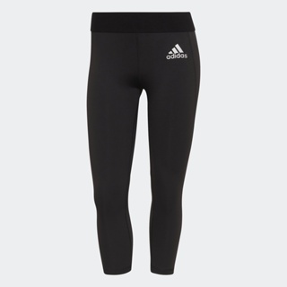 adidas เทรนนิง กางเกงรัดรูปสามส่วน Techfit ผู้หญิง สีดำ H38269