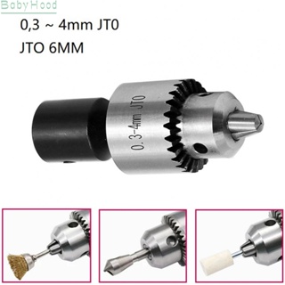 【Big Discounts】Mini Electric Drill Chuck 0.3-4mm With 6mm Steel Shaft Mount JT0 Inner Hole#BBHOOD