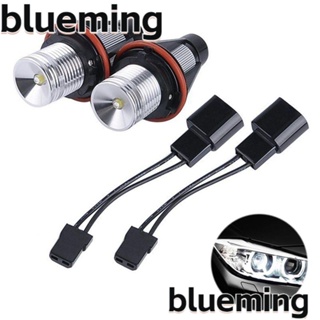 Blueming2 แหวนไฟ LED 5W สีขาว สําหรับ BMW E39 E53 E60 2 ชิ้น