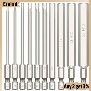 Eralml ชุดดอกสว่านประแจอัลเลน แม่เหล็ก หลายขนาด 100 มม. 10 ชิ้น