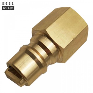 ⭐NEW ⭐Propane Quick 3/8 Inch Brass Plug Coupling Connection For Low-pressure