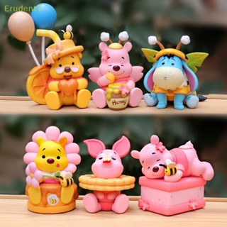 [ErudentT] ตุ๊กตาฟิกเกอร์ Winnie The Pooh Piglet Eeyore แฮนด์เมด น่ารัก 6 แบบ [ใหม่]