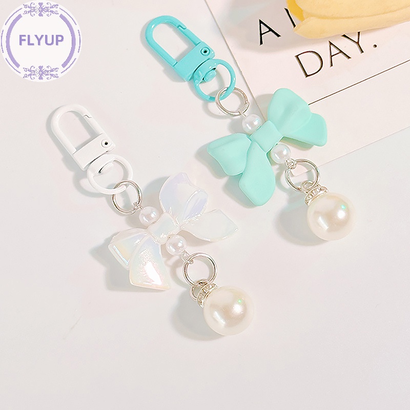 flyup-พวงกุญแจ-จี้โบว์-สีแคนดี้-แฟชั่น-y2k-อุปกรณ์เสริม-สําหรับห้อยกระเป๋าถือ-th