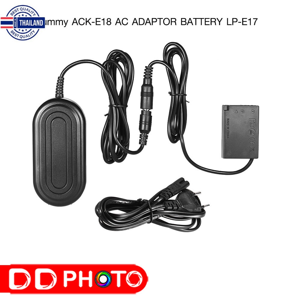 Dummy Battery ACKE18 AC Adapter Battery LPE17 for Canon 800D 250D 77D