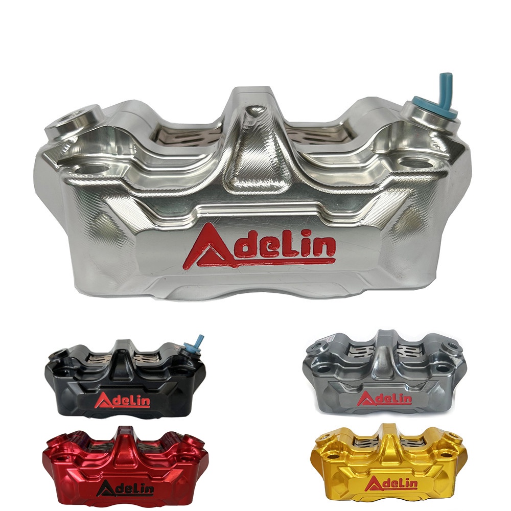 Adelin ADL-26 4 ลูกสูบ คาลิปเปอร์เบรกรถจักรยานยนต์อัพเกรดแข่งคาลิปเปอร์ ...