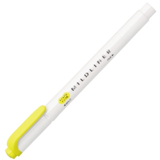 ZEBRA ปากกาเน้นข้อความ รุ่น Mildliner หมึกสีเหลืองมะนาว (Lemon Yellow)