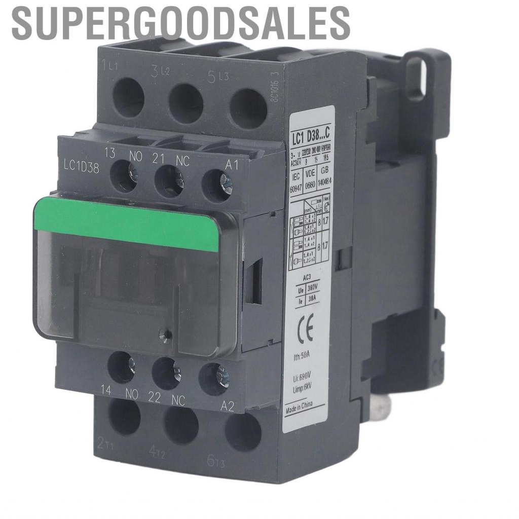 Supergoodsales AC Contactor 38A 1NO 1NC High Sensitivity Strong Load ...