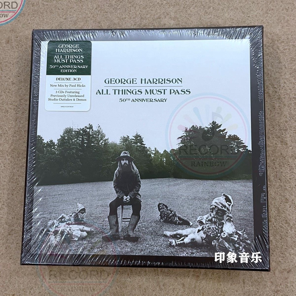 แผ่น Cd อัลบั้ม George Harrison All Things Must Pass 3 แผ่น [ปิดผนึก ...