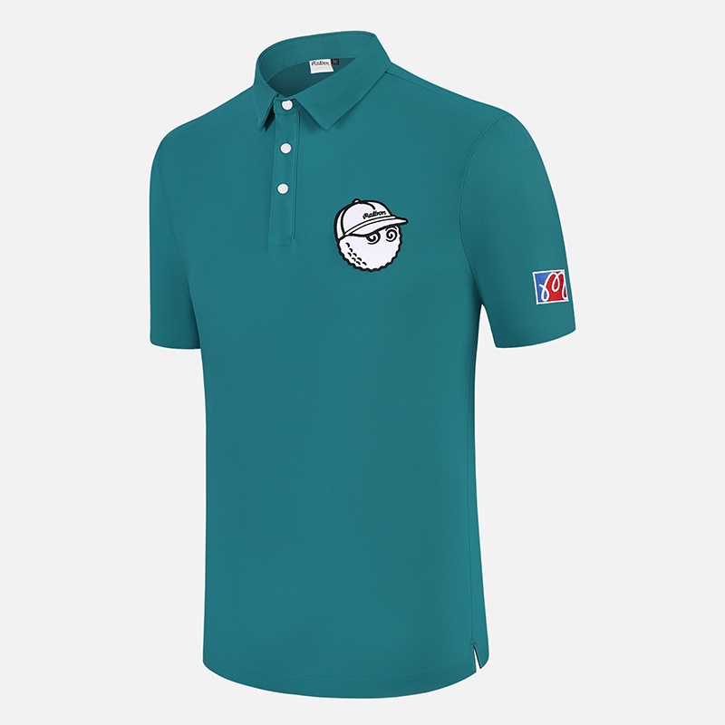 MALBON Golf Korea Men's Print Short Sleeve T-Shirt main image 0