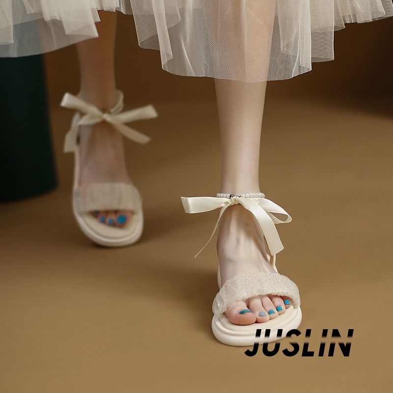 juslin-รองเท้าแตะผู้หญิง-ส้นแบน-ใส่สบาย-สไตล์เกาหลี-รองเท้าแฟชั่น-2023-ใหม่-ทันสมัย-high-quality-ทันสมัย-chic-d22e02a-37z230910
