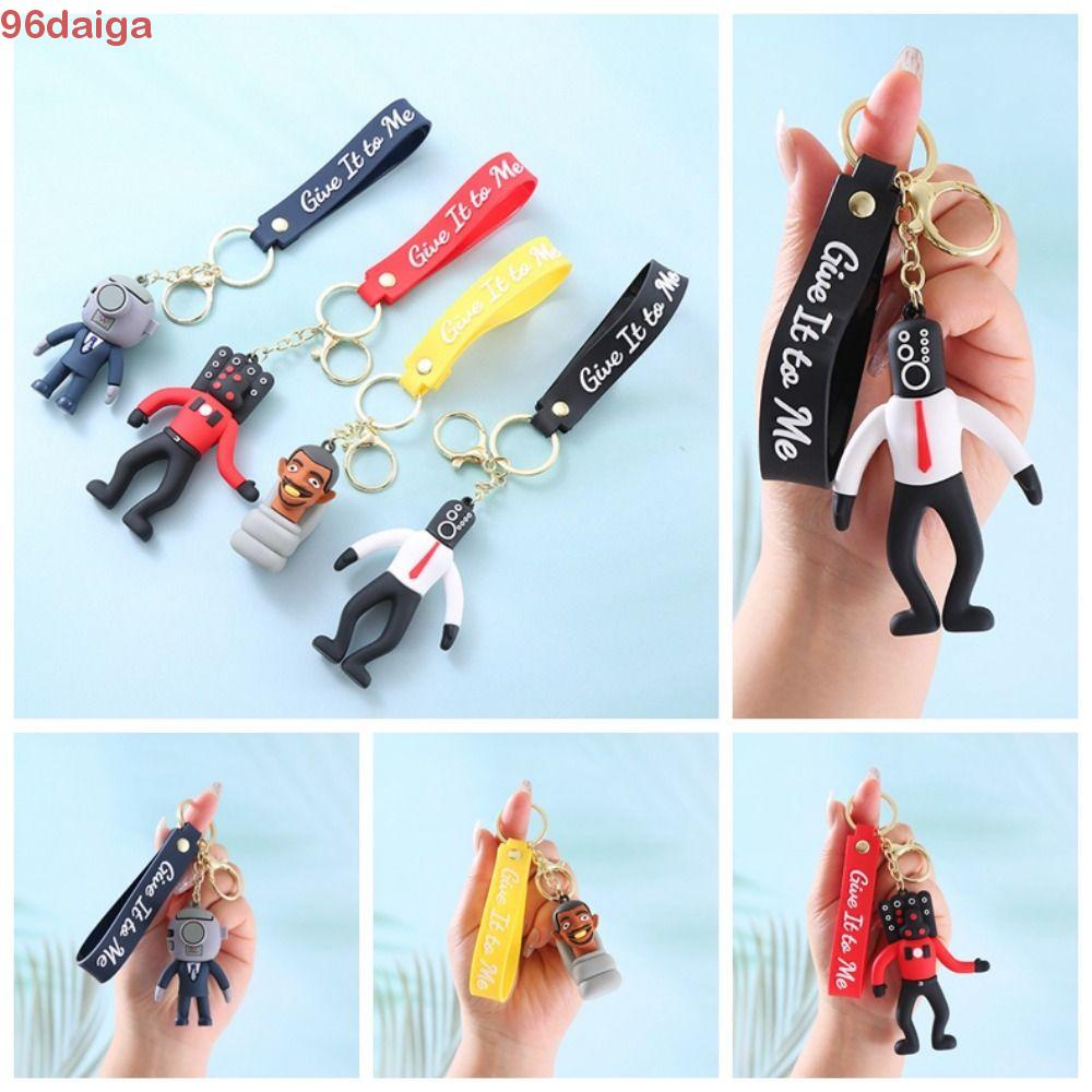 daiga-skibidi-พวงกุญแจชักโครก-skibidi-bop-bop-skibidi-toilet-skibidi-toilet-keyring-tv-man-camara-man-trinket-pvc-key-ring-gift