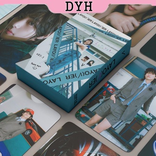 โปสการ์ดอัลบั้ม KPOP LOMO BTS V Photocards Layover จํานวน 55 ชิ้น ต่อกล่อง