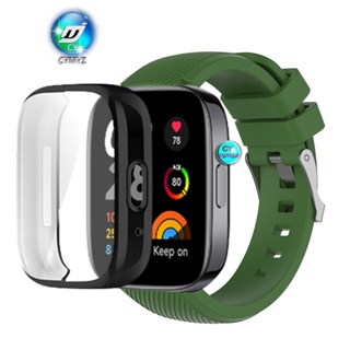 สาย Redmi Watch 3 Active สาย สายนาฬิกาสายซิลิโคน สำหรับนาฬิกาอัฉริยะ  เคสเต็มจอ เคส Redmi Watch 3 Active เคส Redmi Watch 3 Active เคส เคสป้องกัน เคส Redmi Watch 3 Active เคส เคสเต็มจอ