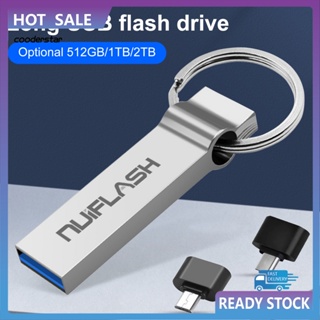 Cood แฟลชไดรฟ์ USB 512GB 1TB 2TB ขนาดเล็ก กันน้ํา อุปกรณ์เสริม สําหรับคอมพิวเตอร์ Nuiflash U Disk