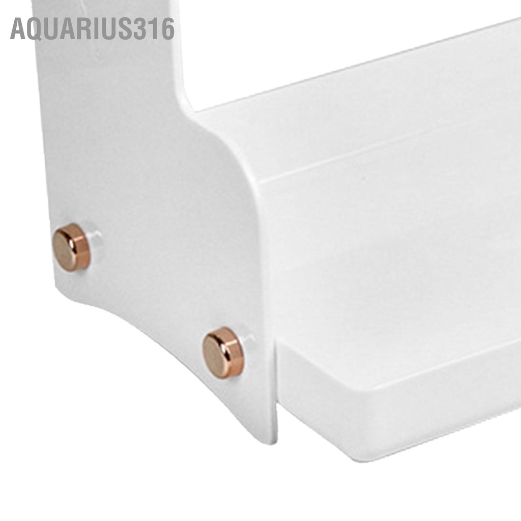 aquarius316-ที่เก็บเครื่องสำอางชั้นวางแร็คสองชั้นทนทานมั่นคงมีสไตล์ชั้นเก็บสก์ท็อปสำหรับห้องนั่งเล่นห้องนอน