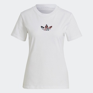 adidas ไลฟ์สไตล์ เสื้อยืด ผู้หญิง สีขาว GN3042