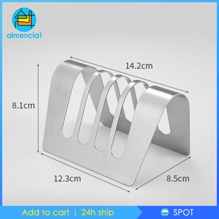 [Almencla1] ชั้นวางขนมปังปิ้ง ทรงสี่เหลี่ยมผืนผ้า 4 ช่อง สําหรับห้องครัว