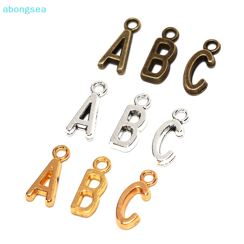 abongsea-จี้ตัวอักษร-a-z-สีเงิน-สีทอง-สําหรับทําเครื่องประดับ-diy-26-ชิ้น